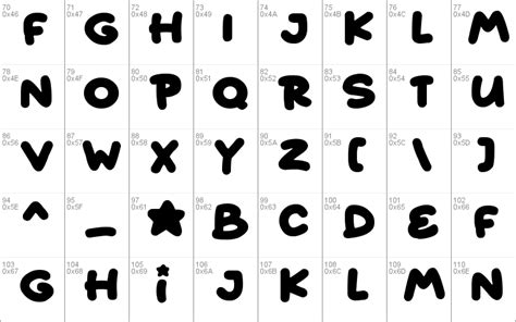 Starborn Windows font - free for Personal