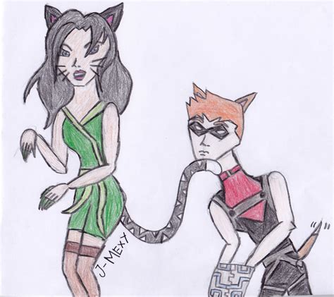 Cheshire and Red Arrow by J-MEXY on DeviantArt