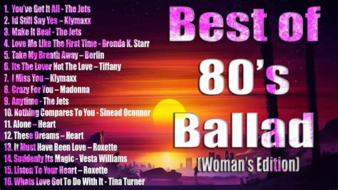 Powerful Voices and Heartfelt Ballads: A Tribute to the Women of the 80s || Best Of 80's Ballad ...