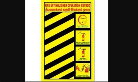 Sunpack Fire Extinguisher Sign Board Application: Industrial at Best Price in Chennai | Hydri ...