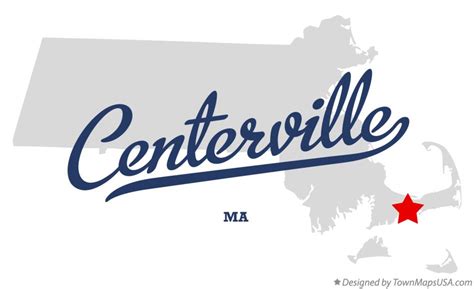 Map of Centerville, MA, Massachusetts