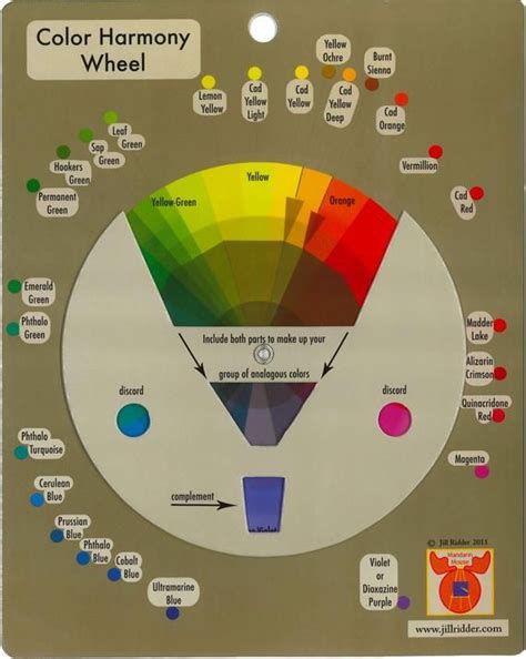 Color Harmony Wheel | Etsy | Color harmony, Color mixing guide, Color mixing