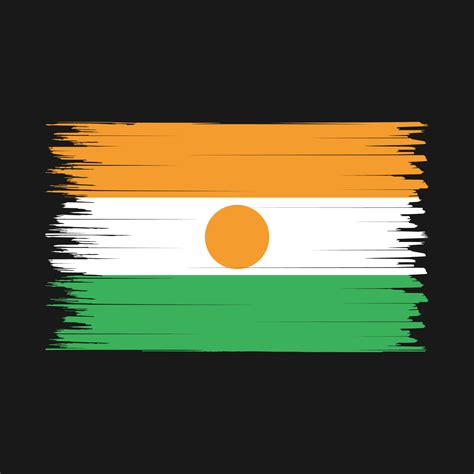 Niger Flag Brush 15455888 Vector Art at Vecteezy