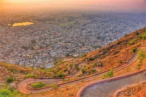 a view from Nahargarh fort | Nahargarh fort, Country roads, Natural landmarks