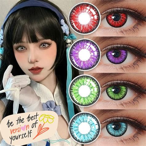 Jual Softlens Cosplay Halloween Karakter Warna softlen lensa mata warna softlens anime normal ...