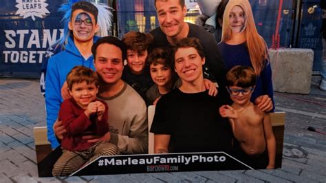 Leafs fans were able to get in on the Patrick Marleau family photo at ...