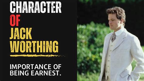 Importance of Being Earnest. Mystery and identity character: Jack Worthing - YouTube