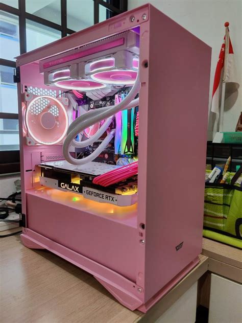 Exclusive promo on pink gaming custom pc! Featuring ryzen 3600 with rtx ...