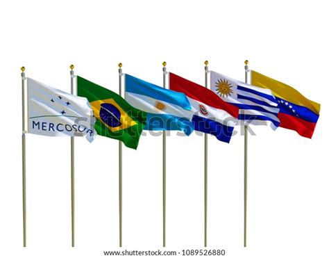 Mercosur Flag Isolated Silk Waving Flags 스톡 일러스트 1089526880 | Shutterstock