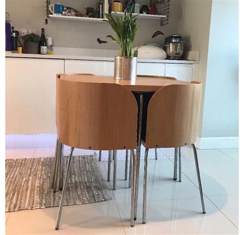 Ikea dining table & 4 hidden chairs | in Blackburn, Lancashire | Gumtree