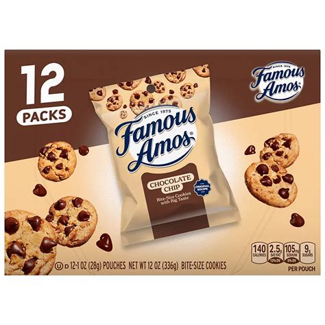 Famous Amos Chocolate Chip Packs - Shop Snacks & Candy at H-E-B