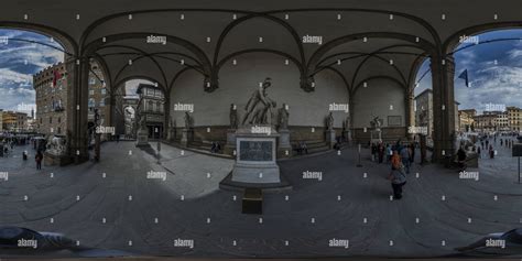 360° view of Piazza Della Signoria - Alamy