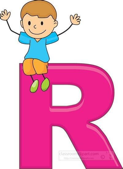 Alphabet Letters with Kids-children alphabet letter r clipart