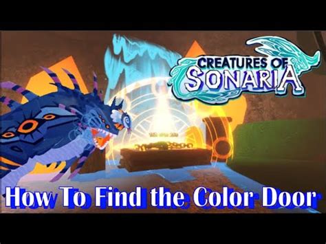 How To Unlock The Color Memory Door For Eigions Key in Creatures of sonaria - YouTube