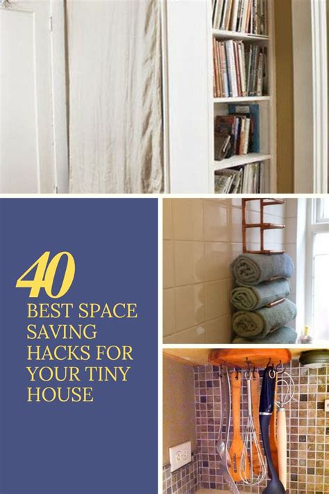 40+ Best Space Saving Hacks For Your Tiny House in 2020 | Space saving hacks, Space saving, Home ...