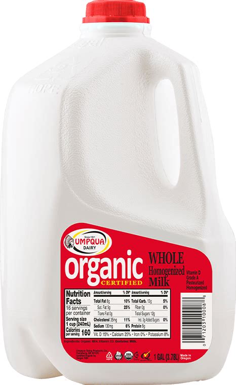 Organic Whole Milk | Umpqua Dairy