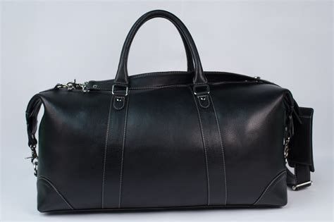 Black Weekender Bag – Venture Leather Co