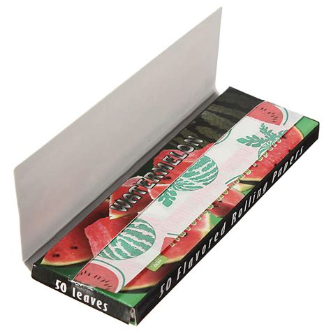 Hornet Watermelon Flavored Cigarette Rolling Papers 50 Leaves with Glue ...