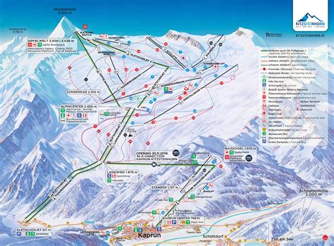 Kaprun Ski Resort Guide, Location Map & Kaprun ski holiday accommodation