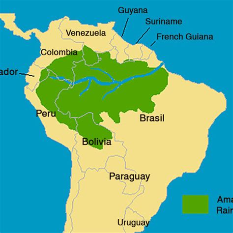Amazon Region Map