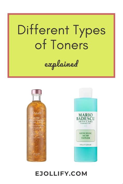 Different Types of Toners & How To Choose The Best One For Your Skin | Toner for face ...