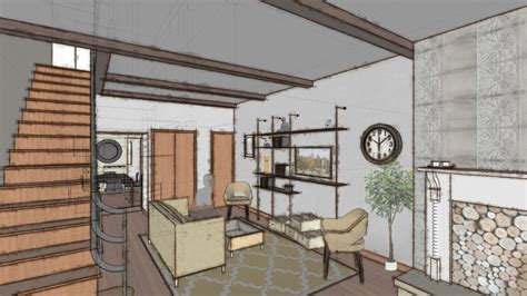 Sketchup style | Interior design renderings, Interior design plan, Interior design pictures