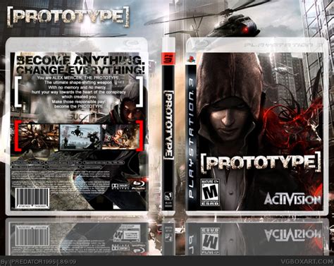 Prototype PlayStation 3 Box Art Cover by [PREDATOR1995]