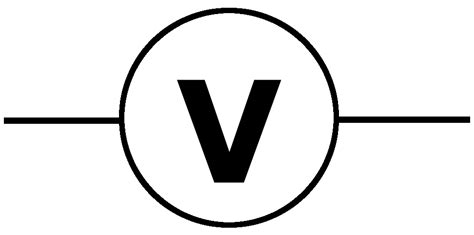 Symbol For Voltmeter - ClipArt Best