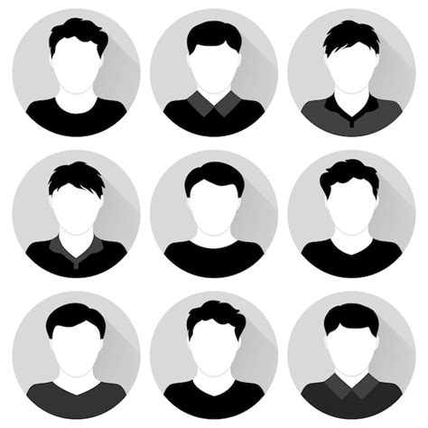 Premium Vector | Vector set of people icons