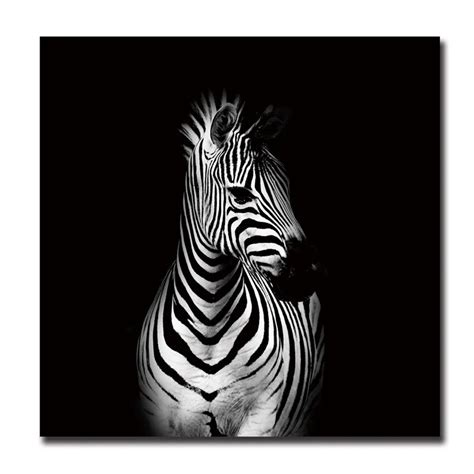 Black And White Canvas Art Print Poster Zebra Cuadros Decoracion ...