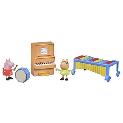 Peppa Pig Peppa's Adventures Peppa's Making Music Fun Preschool Toy, with 2 Figures and 3 ...