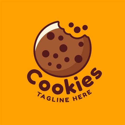 Free Vector | Flat design cookies logo template