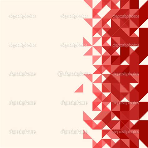 Geometric backgrounds. Red Stock Vector by ©mrs_opossum 38766663