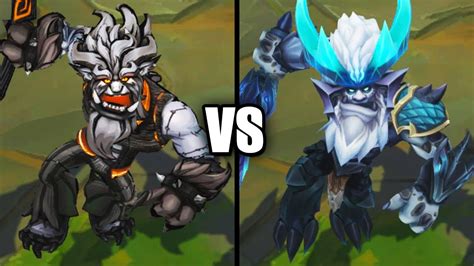 Fright Night Trundle vs Dragonslayer Trundle Skins Comparison (League of Legends) - YouTube