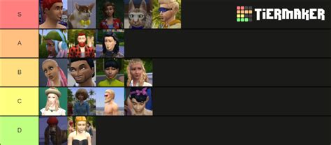 graystillplays sims 4 sims Tier List (Community Rankings) - TierMaker