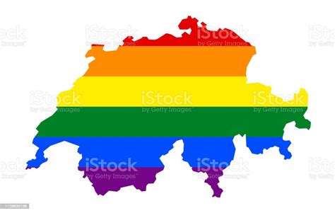 Lgbt Flag Map Vector Rainbow Map Of Country In Colors Of Lgbt Pride ...