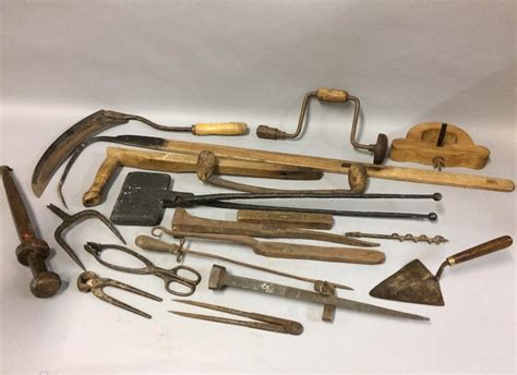 Collection of antique and old tools - Diverse materials - Catawiki