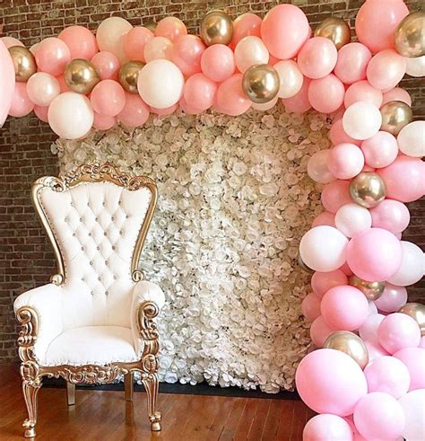 Balloon Garland Arch Kit 16Ft Long 112pcs Pink White Gold | Etsy