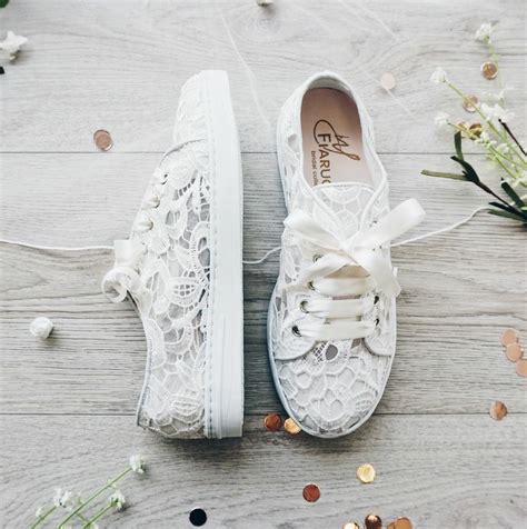 Bridal Sneakers Idea For Wedding Day:- AwesomeLifestyleFashion | Bridal sneakers, Bridal shoes ...