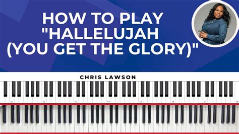 Check out these chords to Hallelujah (You Get The Glory) by Tasha Cobbs ...