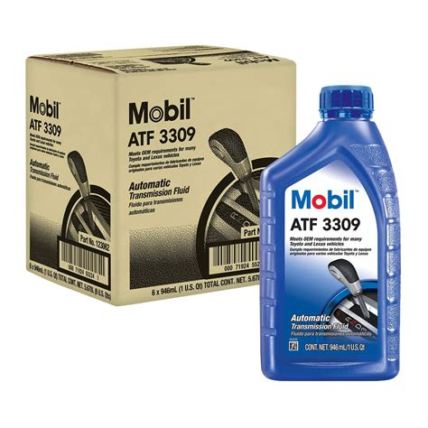 Mobil 1 ATF3309 Synthetic Automatic Transmission Fluid, 6 Quarts ...