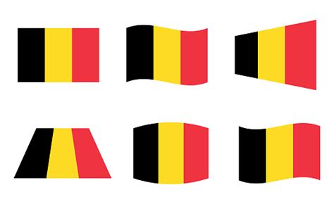 Belgium Flag Official Colors Of The Belgian National Flag Stock ...