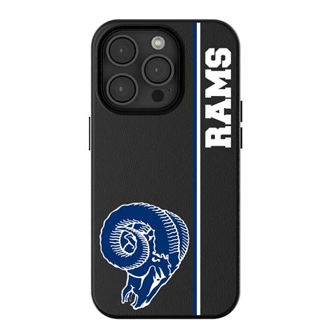 Los Angeles Rams Keyscaper Throwback Logo iPhone Magnetic Bump Case