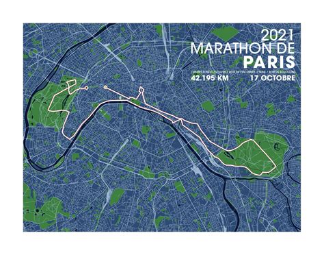 2021 Paris Marathon Map Art / Marathon De Paris / Unframed - Etsy Australia