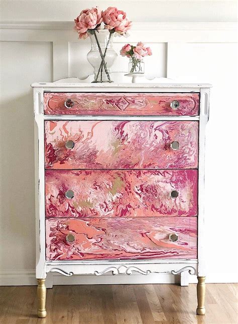 Trendy Paint Pour Furniture Design — Homebnc