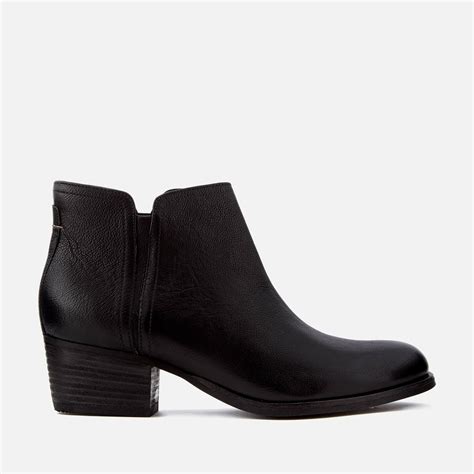 Lyst - Clarks Women's Maypearl Ramie Leather Ankle Boots in Black