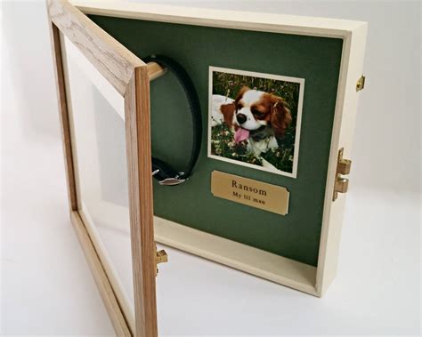 Pet Memorial Shadow Box Frame | Oak – Yewleaf Wishes