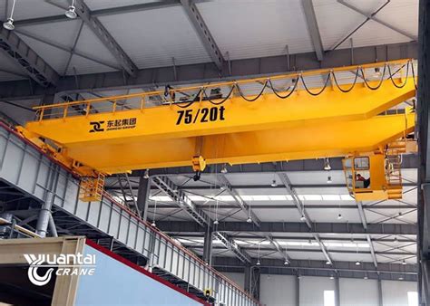 Safety 25 Ton Overhead Crane Compact Structure With Electric Hoist Trolley