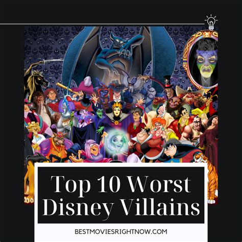 Top 10 Worst Disney Villains - Best Movies Right Now