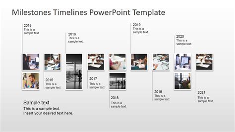 Milestones Timeline PowerPoint Template - SlideModel